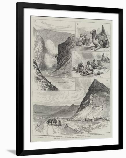 The Afghan Boundary Question, the Road Through the Bolan Pass-null-Framed Giclee Print