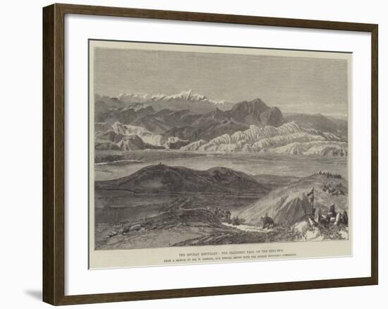 The Afghan Boundary, the Nialsheni Pass, on the Heri-Rud-William 'Crimea' Simpson-Framed Giclee Print