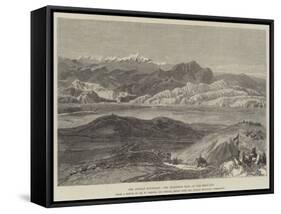 The Afghan Boundary, the Nialsheni Pass, on the Heri-Rud-William 'Crimea' Simpson-Framed Stretched Canvas