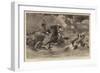 The Afghan Campaign, a Freshet in the Bolan Pass-null-Framed Giclee Print