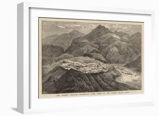 The Afghan Campaign, Jugdulluck Fort, Scene of the Recent Ghilzai Raids-William Henry James Boot-Framed Giclee Print