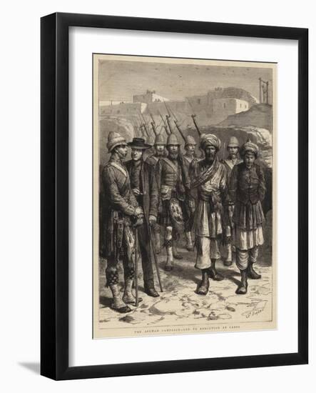 The Afghan Campaign, Led to Execution at Cabul-Godefroy Durand-Framed Giclee Print