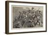 The Afghan Campaign, the Fifty-Ninth Regiment Storming a Hill Near the Sebundi Pass-Charles Edwin Fripp-Framed Giclee Print