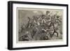 The Afghan Campaign, the Fifty-Ninth Regiment Storming a Hill Near the Sebundi Pass-Charles Edwin Fripp-Framed Giclee Print