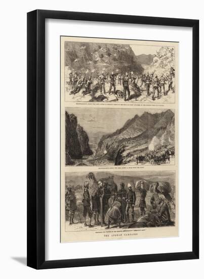 The Afghan Campaign-null-Framed Giclee Print