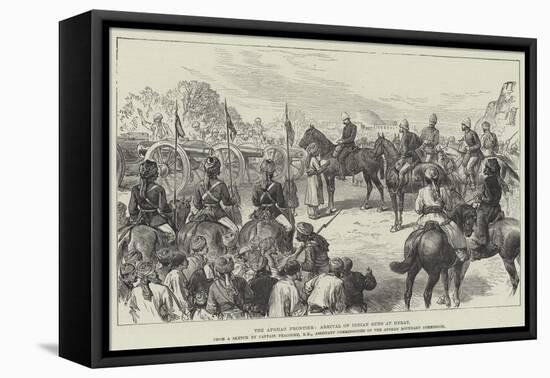 The Afghan Frontier, Arrival of Indian Guns at Herat-null-Framed Stretched Canvas