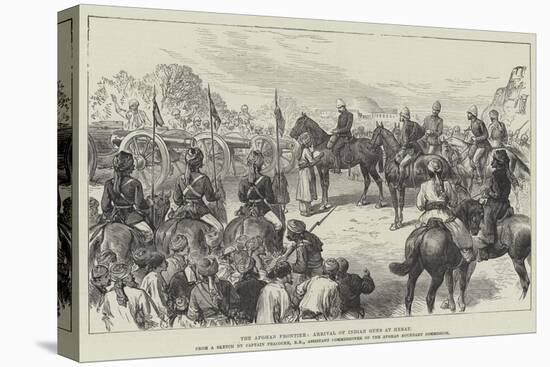 The Afghan Frontier, Arrival of Indian Guns at Herat-null-Stretched Canvas