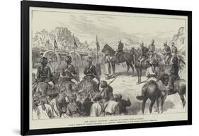 The Afghan Frontier, Arrival of Indian Guns at Herat-null-Framed Giclee Print