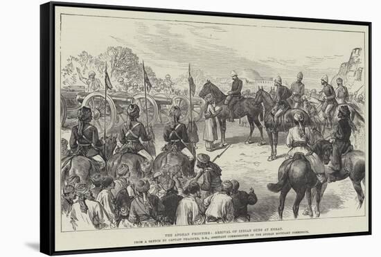 The Afghan Frontier, Arrival of Indian Guns at Herat-null-Framed Stretched Canvas