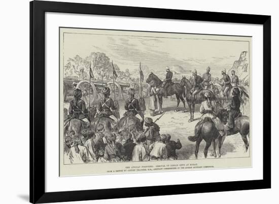 The Afghan Frontier, Arrival of Indian Guns at Herat-null-Framed Premium Giclee Print