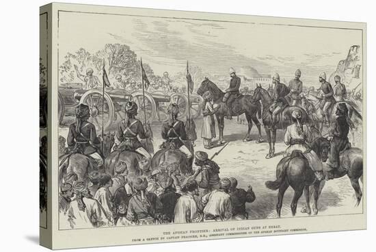 The Afghan Frontier, Arrival of Indian Guns at Herat-null-Stretched Canvas