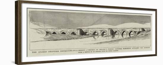 The Afghan Frontier Difficulty-null-Framed Premium Giclee Print