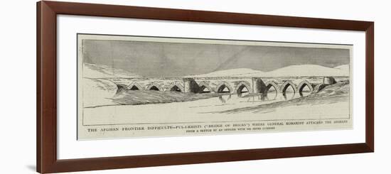 The Afghan Frontier Difficulty-null-Framed Premium Giclee Print