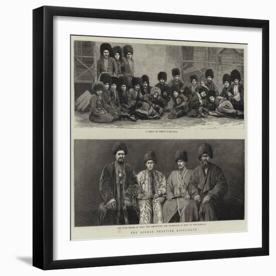 The Afghan Frontier Difficulty-null-Framed Giclee Print