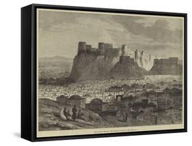 The Afghan Revolt, the Citadel of Herat-null-Framed Stretched Canvas