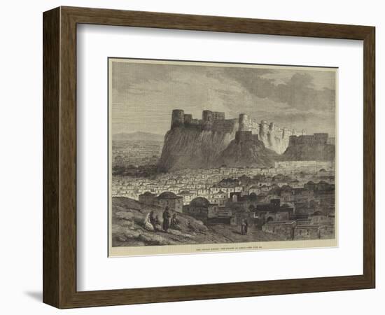 The Afghan Revolt, the Citadel of Herat-null-Framed Giclee Print