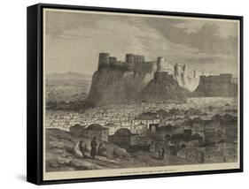 The Afghan Revolt, the Citadel of Herat-null-Framed Stretched Canvas