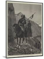 The Afghan War, a Party of the Guide Corps Reconnoitring-Richard Caton Woodville II-Mounted Giclee Print