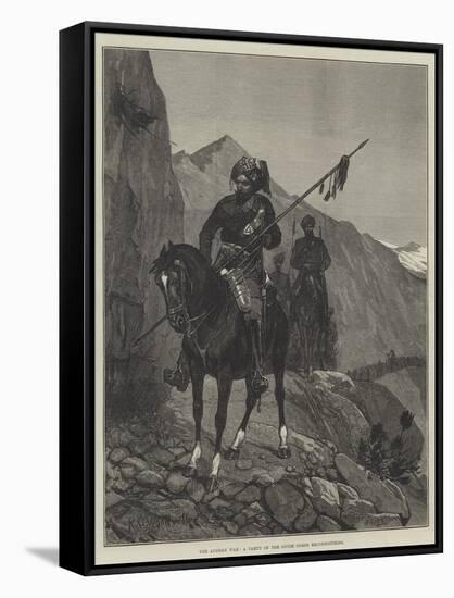 The Afghan War, a Party of the Guide Corps Reconnoitring-Richard Caton Woodville II-Framed Stretched Canvas