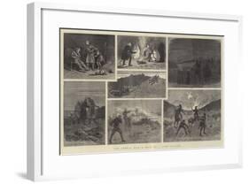 The Afghan War, a Raid on a Cave Village-John Charles Dollman-Framed Giclee Print