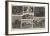 The Afghan War, a Raid on a Cave Village-John Charles Dollman-Framed Giclee Print