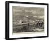 The Afghan War, Advanced Camp at Basawul, on the Cabul River-null-Framed Giclee Print