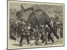 The Afghan War, an Elephant Battery Advancing to the Front-Joseph Nash-Mounted Giclee Print