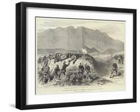 The Afghan War, Attack on Ali Musjid, the First Shot-William 'Crimea' Simpson-Framed Giclee Print