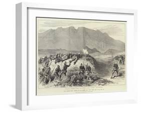 The Afghan War, Attack on Ali Musjid, the First Shot-William 'Crimea' Simpson-Framed Giclee Print