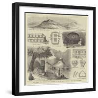 The Afghan War, Buddhist Cave Convents at Hadah, and a Buddhist Tope, Near Jellalabad-null-Framed Giclee Print