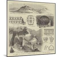 The Afghan War, Buddhist Cave Convents at Hadah, and a Buddhist Tope, Near Jellalabad-null-Mounted Giclee Print