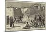 The Afghan War, Burning the Body of a Ghazi Assassin Outside the Peshawur Gate, Jellalabad-null-Mounted Giclee Print