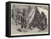 The Afghan War, Cabul Expeditionary Force on the March, Quarter Guard of the 3rd Goorkhas-null-Framed Stretched Canvas