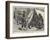 The Afghan War, Cabul Expeditionary Force on the March, Quarter Guard of the 3rd Goorkhas-null-Framed Giclee Print