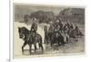 The Afghan War, Cavalry Crossing a Ford-John Charlton-Framed Giclee Print