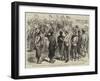 The Afghan War, Decorating a Native Soldier with the Order of British India, at Khelat-I-Ghilzai-null-Framed Giclee Print