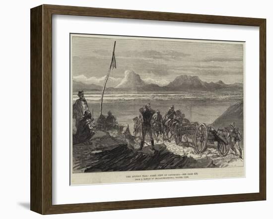 The Afghan War, First View of Candahar-null-Framed Giclee Print