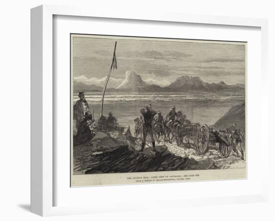 The Afghan War, First View of Candahar-null-Framed Giclee Print