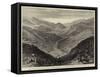 The Afghan War, Hill Near Gundamuk, Where the 44th Foot Made their Last Stand, January 1842-null-Framed Stretched Canvas