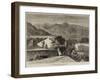 The Afghan War, Interior of the Fort at Dakka-null-Framed Giclee Print