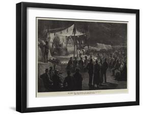 The Afghan War, Lyric Theatre in the Camp, Jellalabad-null-Framed Giclee Print