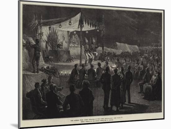 The Afghan War, Lyric Theatre in the Camp, Jellalabad-null-Mounted Giclee Print