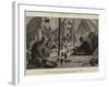 The Afghan War, Mess Tent of the Fourth Battalion of Rifles at Basawul-William Heysham Overend-Framed Giclee Print