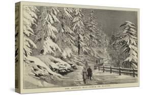 The Afghan War, Simla in Winter-null-Stretched Canvas