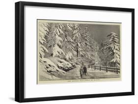 The Afghan War, Simla in Winter-null-Framed Giclee Print