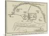 The Afghan War, Sketch Plan of the Fort at Dakka-null-Stretched Canvas
