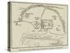 The Afghan War, Sketch Plan of the Fort at Dakka-null-Stretched Canvas