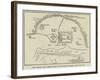 The Afghan War, Sketch Plan of the Fort at Dakka-null-Framed Giclee Print