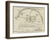 The Afghan War, Sketch Plan of the Fort at Dakka-null-Framed Giclee Print