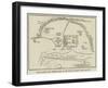 The Afghan War, Sketch Plan of the Fort at Dakka-null-Framed Giclee Print